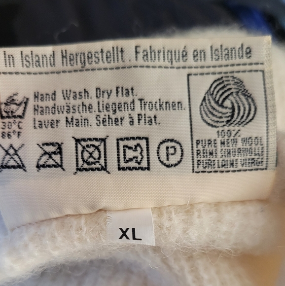 Samband Of Iceland Vintage Wool Sweater Vest Size XL - Picture 5 of 7